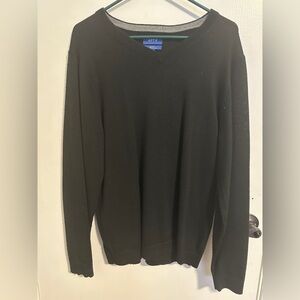 TWO (2) Merino Wool V-neck sweaters. Size M.